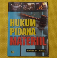 Hukum Pidana Materiil