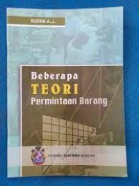 Beberapa Teori Permintaan Barang