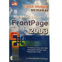 Cara mudah memakai microsoft office frontpage 2003